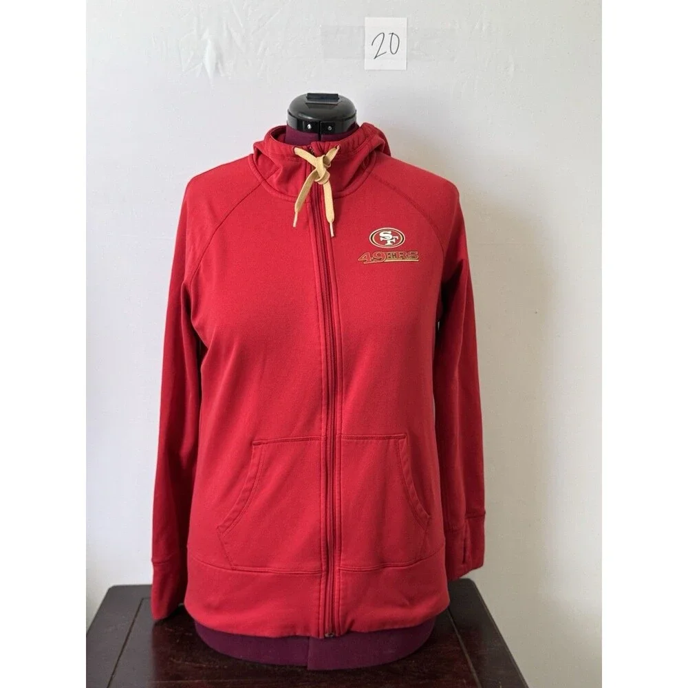 Nike NFL San Francisco 49ers Therma-FIT Full Zip Hoodie (Women’s L)